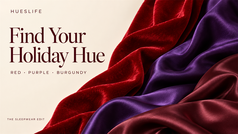 Red, Purple & Burgundy: Find Your Holiday Sleepwear Hue