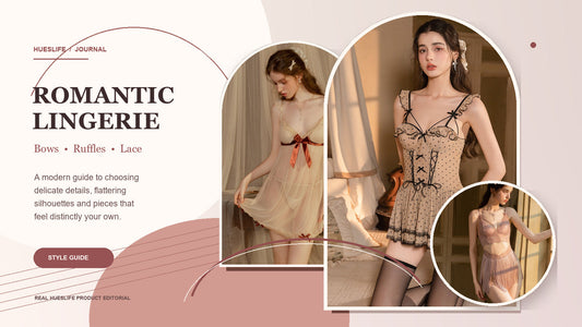Romantic lingerie style guide featuring real Hueslife babydoll designs