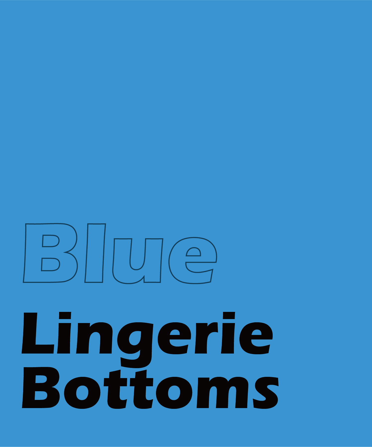 Blue Lingerie Bottoms Collection - Chic and Comfortable Lingerie for Every Occasion