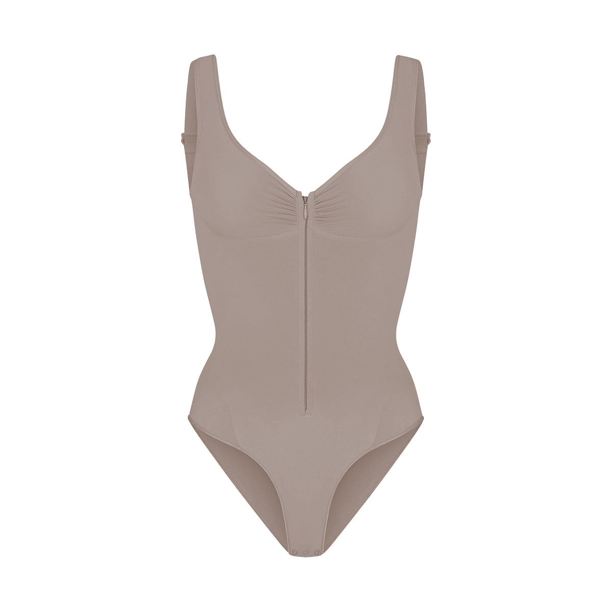 Zipper Front Backless Bodysuit | Tummy Control & Butt Lifting Shapewear
