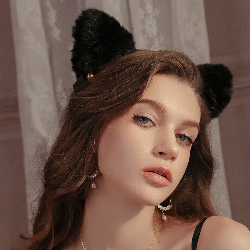 Bow cat lingerie for cosplay roleplay