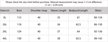 Plus Size Black Faux Leather Cutout Bodysuit with Mesh & Chains