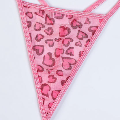 Lingerie nightdress with coordinated design