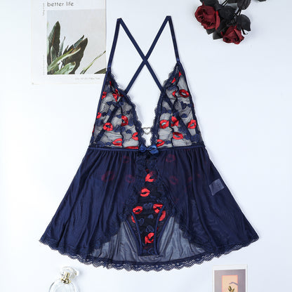 Lace babydoll lingerie design design details