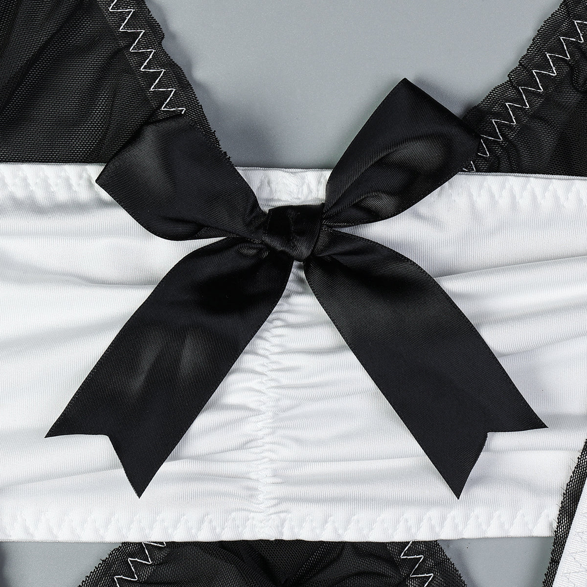 Black maid costume lingerie set