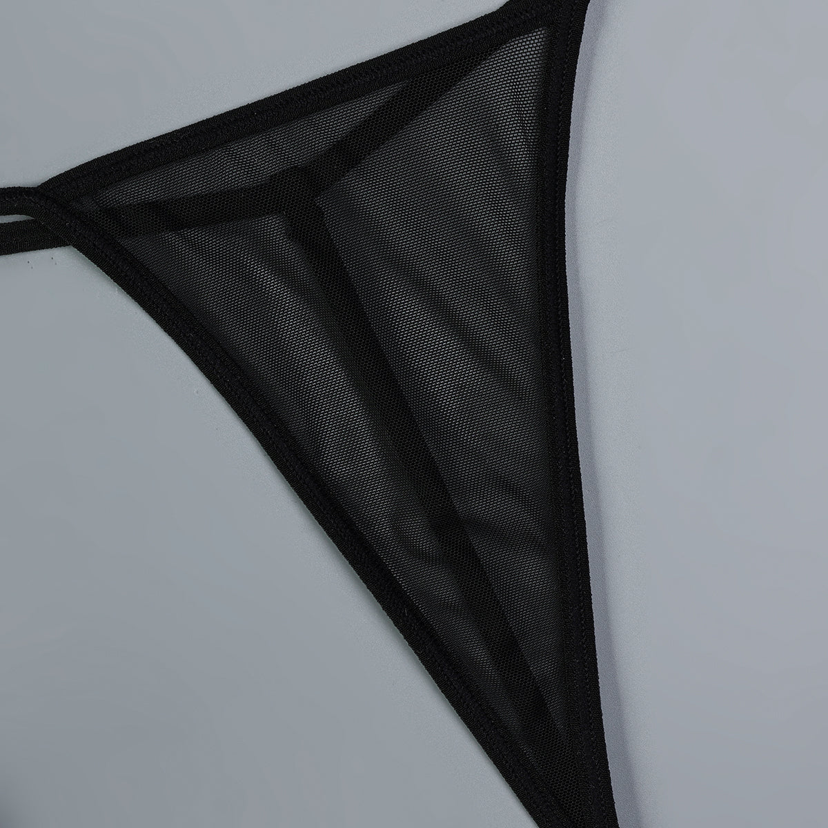 Black maid lingerie set featuring lace