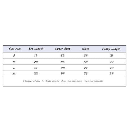 Bow detailed five-piece lingerie set