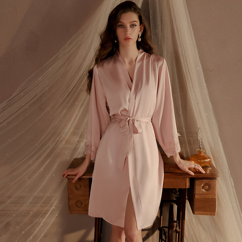 Babydoll lingerie dress featuring satin