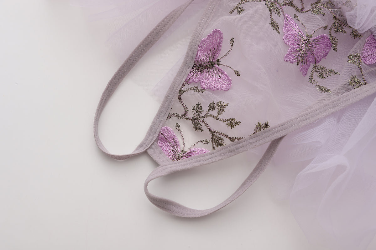 Plus size babydoll lingerie featuring floral