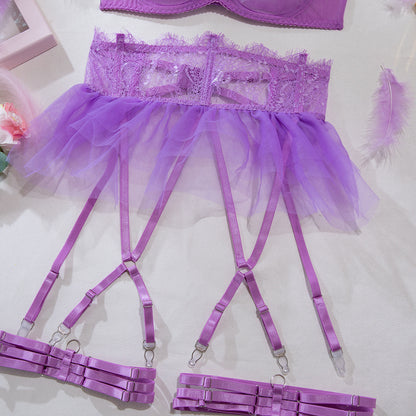Lingerie set with lace details