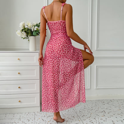Pink lingerie nightdress styling design details