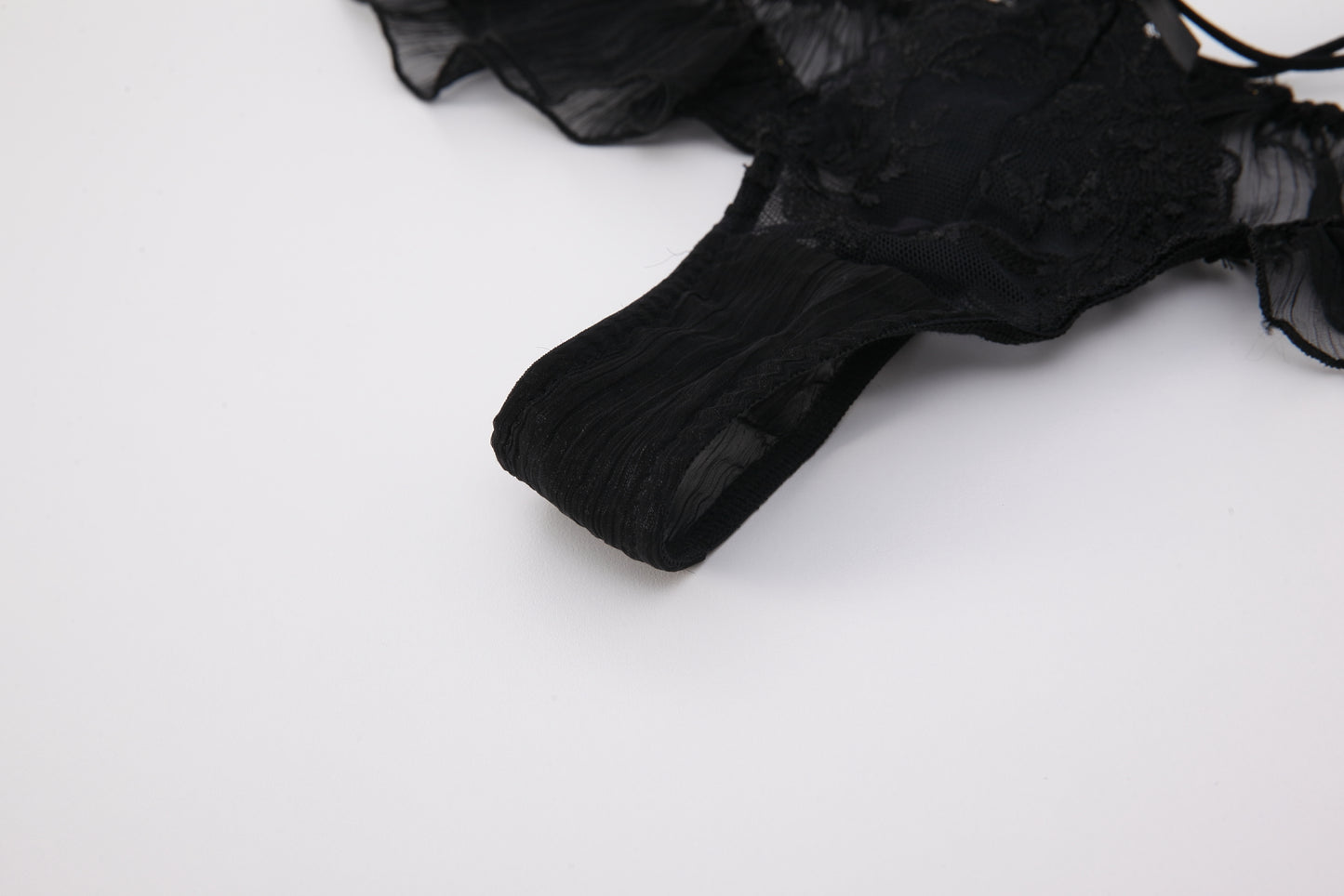 Seductive Black Sheer Lace Panties - Elegant and Alluring