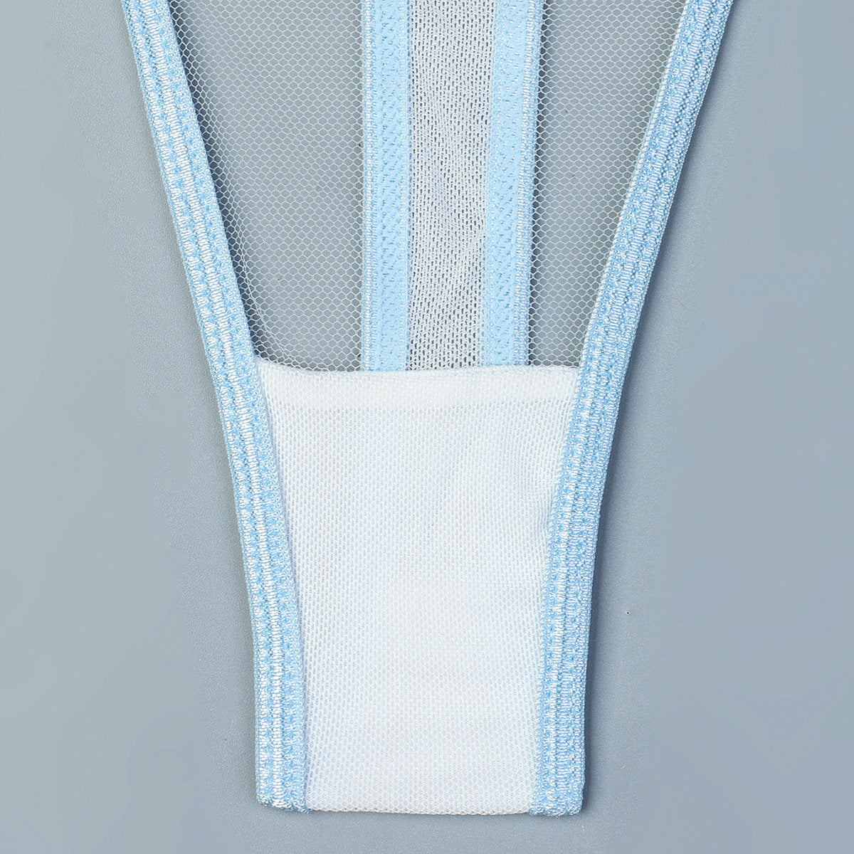 Lingerie set with sheer mesh details