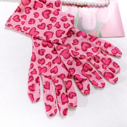 Five-piece lingerie set with harness details