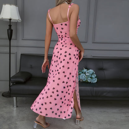 Pink lingerie nightdress styling design details