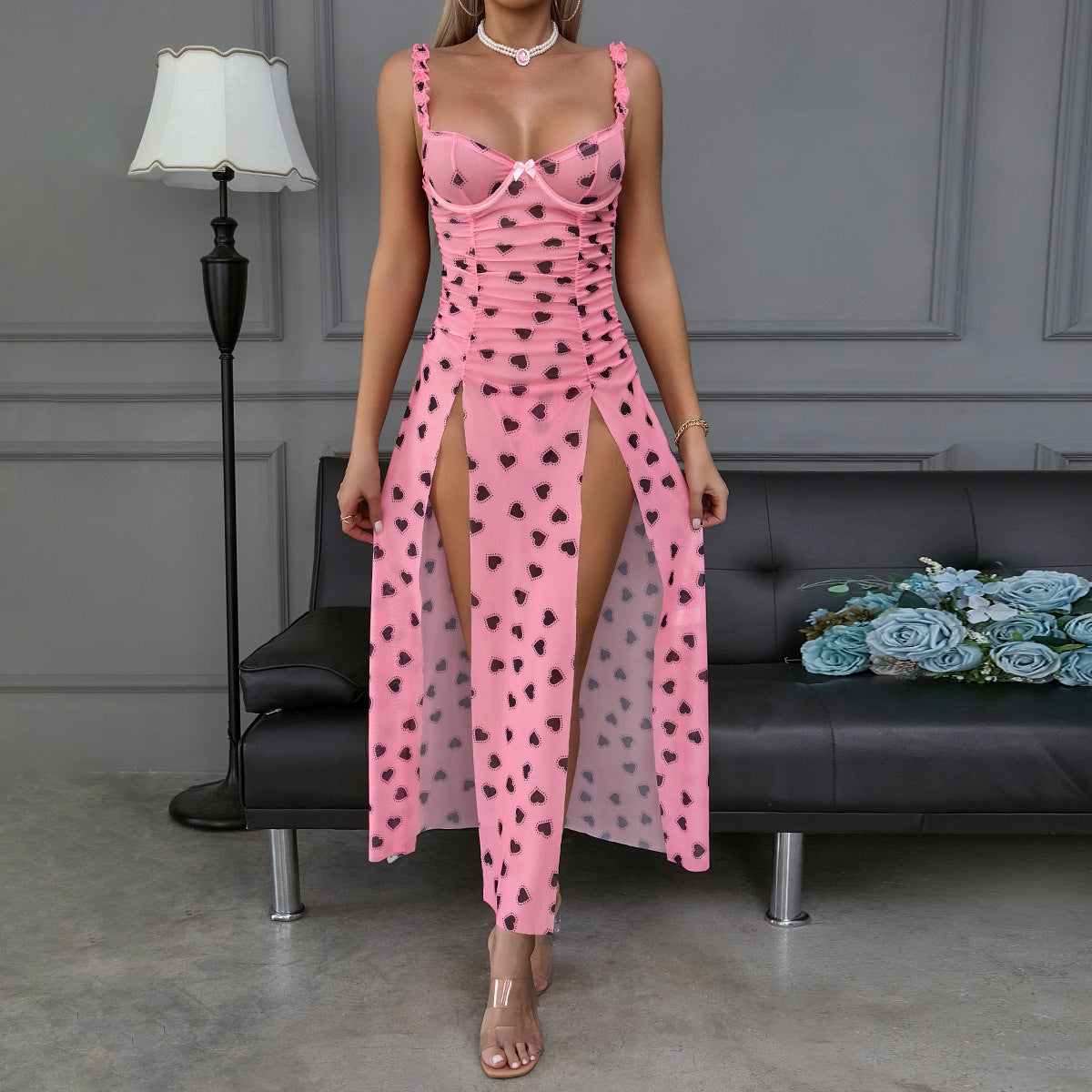 Detailed lingerie nightdress design design details