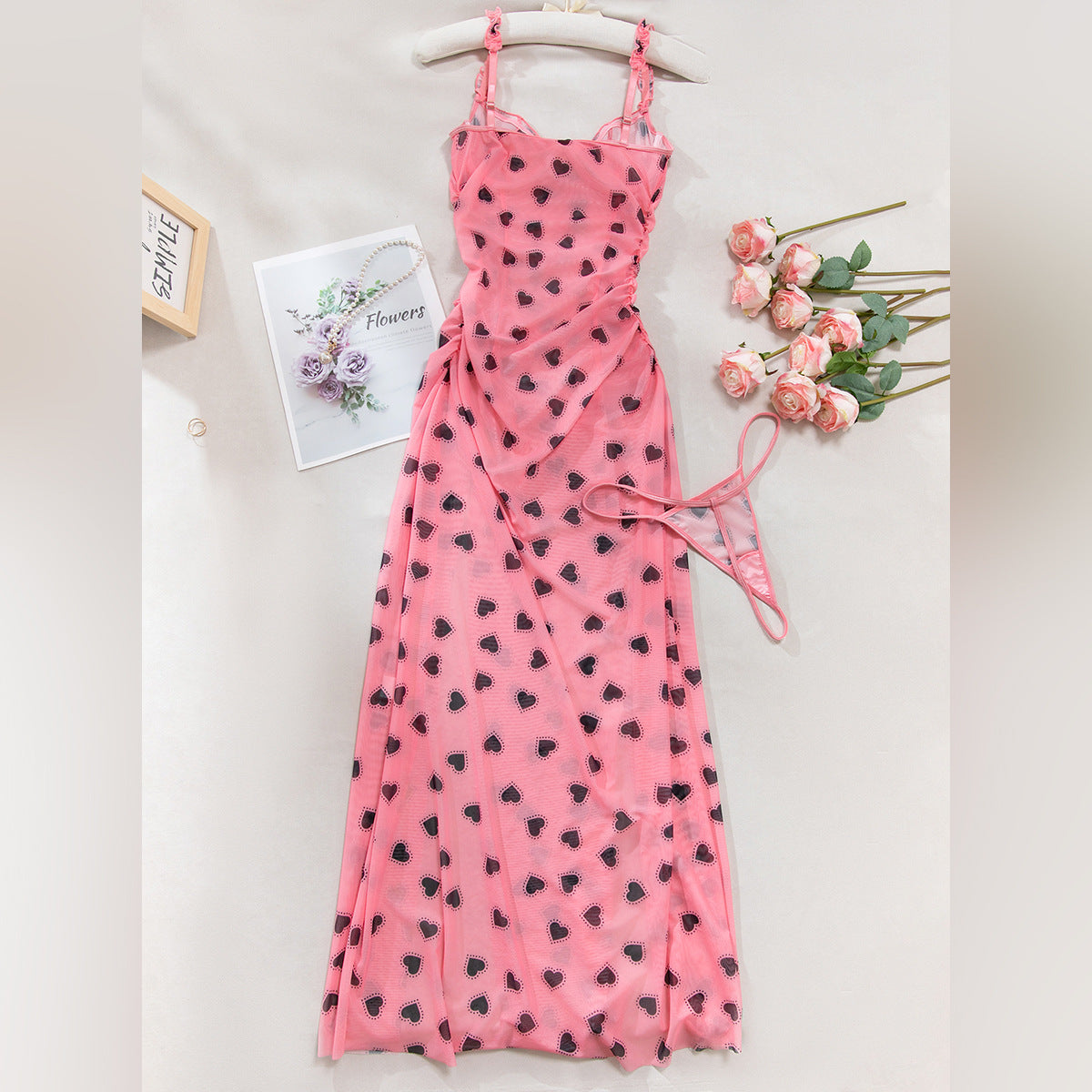 Detailed lingerie nightdress design design details