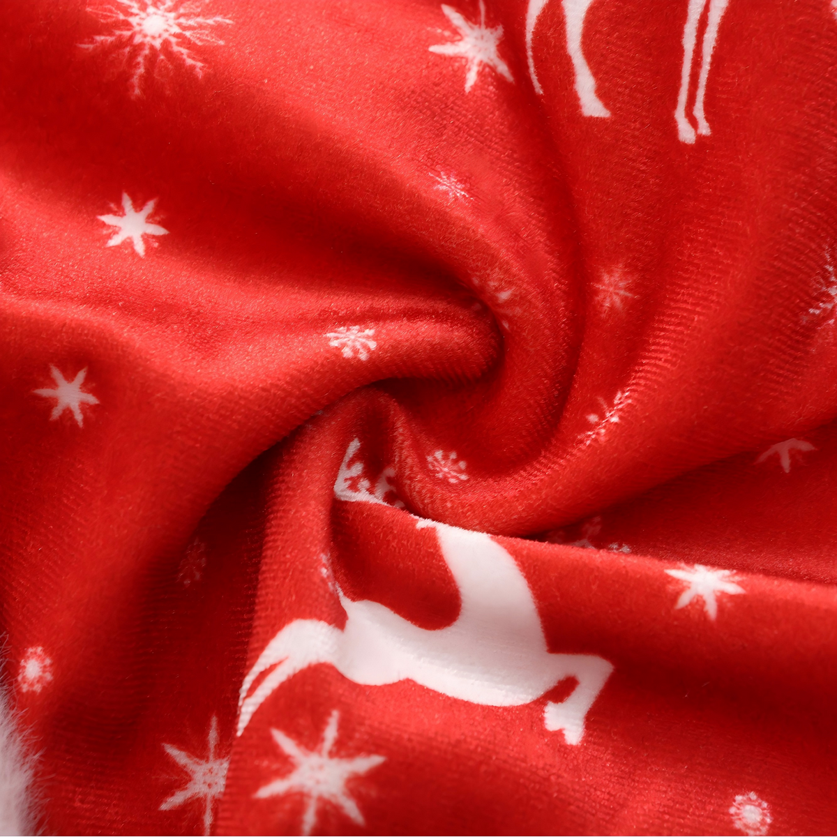 Christmas Santa-inspired velvet lingerie bodysuit alternate view 9