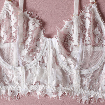 Lace bra and panty set