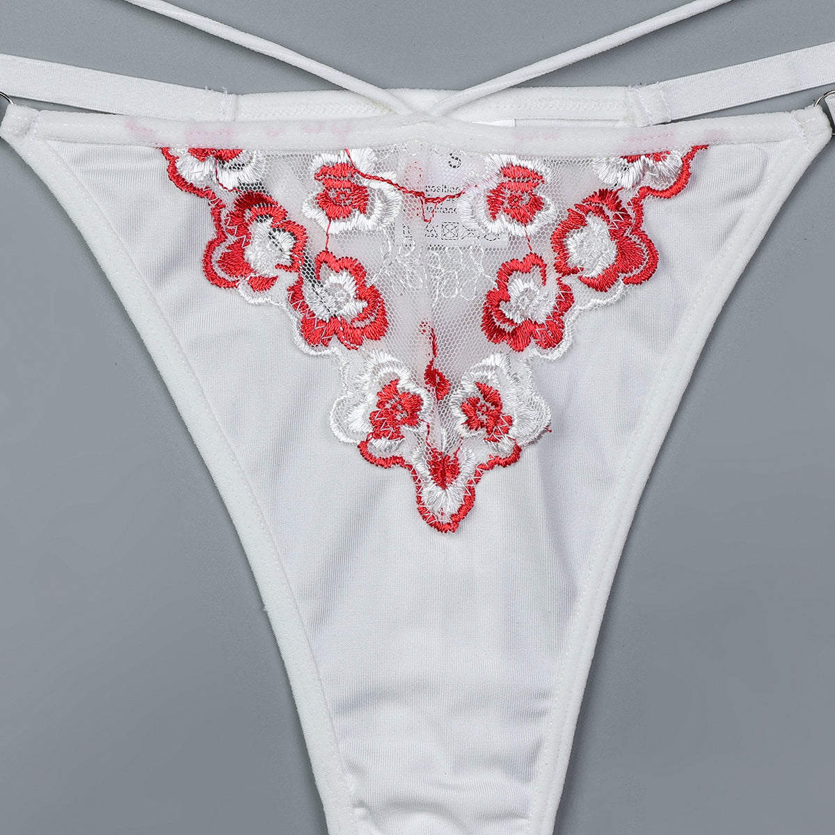 Bra and panty set with lace details