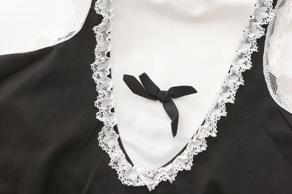 Maid cosplay dress design details