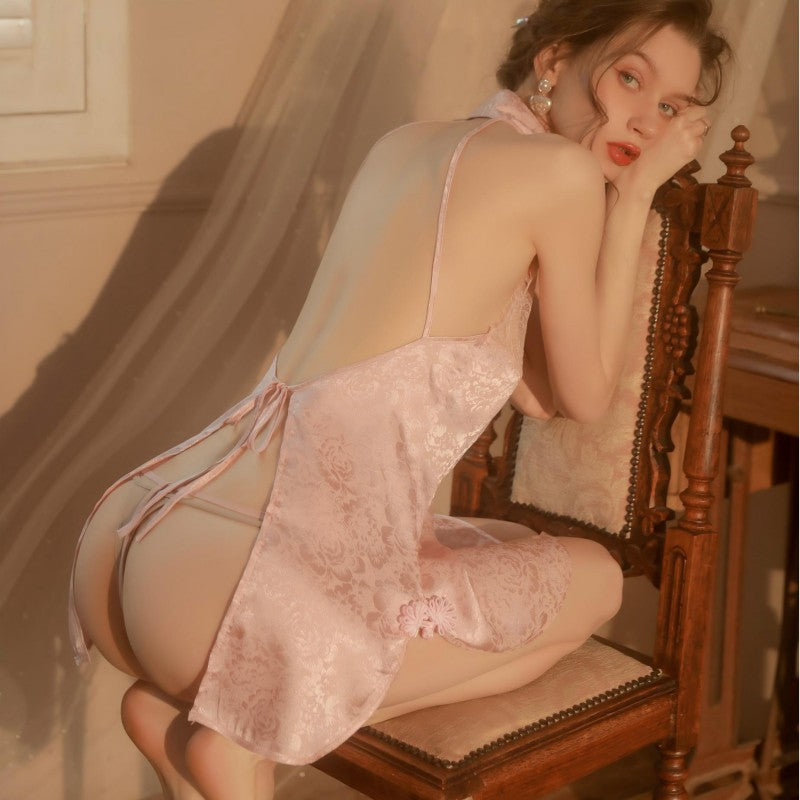 Costume dress with lace detailing