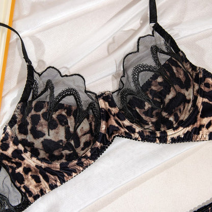 Black lingerie set featuring lace