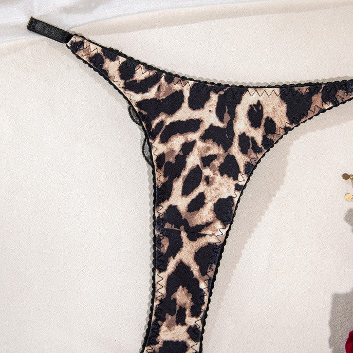 Lingerie set styled with sheer mesh