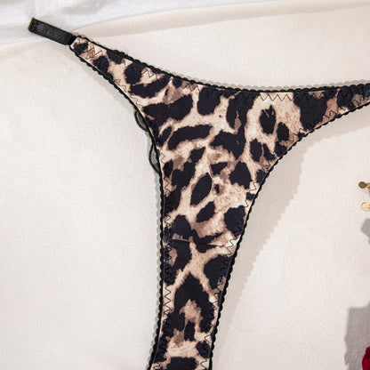 Lingerie set styled with sheer mesh