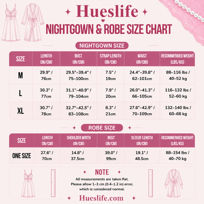 Lace babydoll nightgown size chart 7248