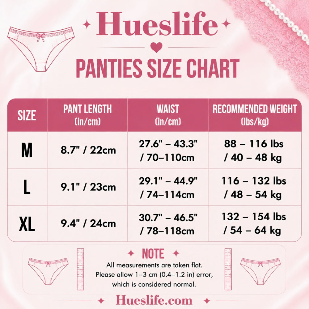 Ruffle Trim Low Rise Panties with Delicate Bow Detail