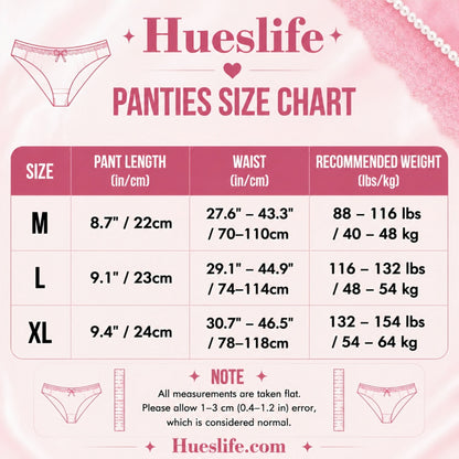 Ruffle Trim Low Rise Panties with Delicate Bow Detail