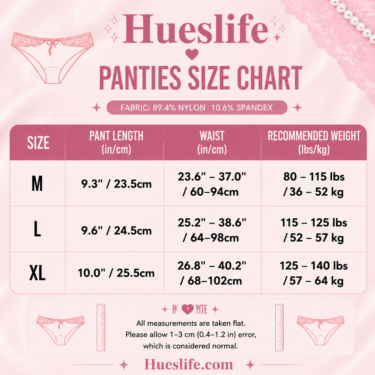 Heart Dot Mesh Panties with Ruffle Lace Trim