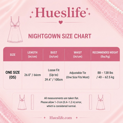 Lace Mesh Nightgown with Matching Thong – Romantic Chemise Sleep Dress